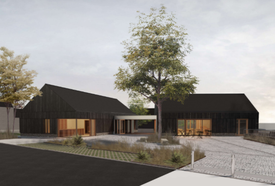 Aménagement place centre Bourg et construction commerces